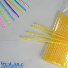 Load image into Gallery viewer, 50pcs 6" (15cm)  reusable Acrylic Sticks For Cake Pops or Lollipop Candy or Candy Apples - Yellow
