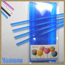 Load image into Gallery viewer, 50pcs 6" (15cm) Blue Lollipop Sticks For Cake Pops or Lollipop Candy - Solid acrylic