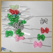 Load image into Gallery viewer, 25 Pcs Pre-tied Organza Butterfly Ribbon Bows for Wedding Birthday Party